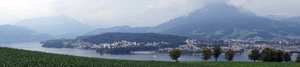 Panorama des Luzerner Sees — Stockfoto