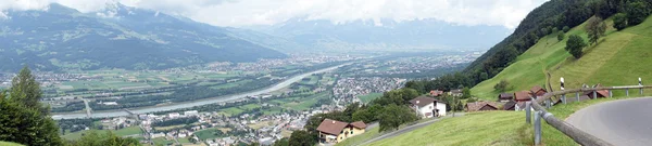 Долина дождей в Лихтенштейне — стоковое фото