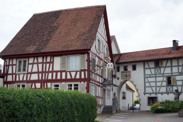 Casas antigas em Markdorf — Fotografia de Stock