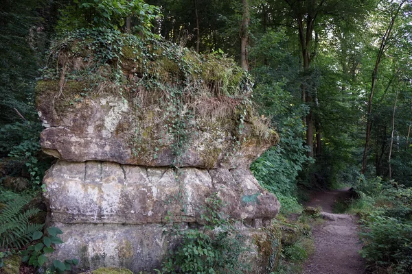 Fußweg in den Ardennen — Stockfoto