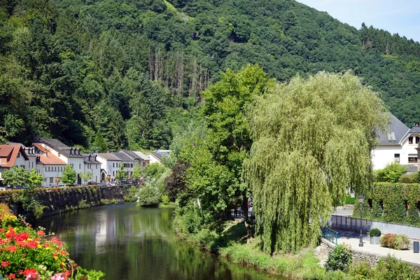 Наші річки в місті Vianden — стокове фото