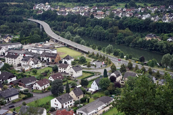Panorama della città di Fachbach — Foto Stock