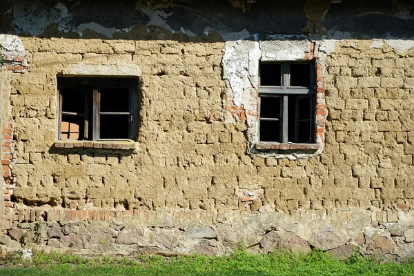 Vieux mur de briques — Photo