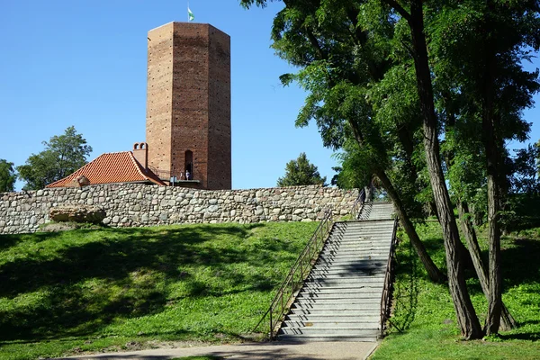 Hogh torre di mattoni — Foto Stock