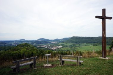 Haç anf banklar ile tablo Swabia, Almanya