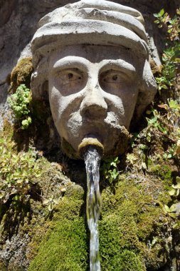 Taş kafa ve köşedeki Çeşmesi