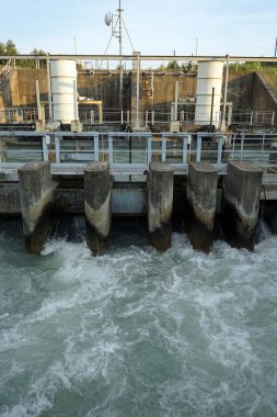 Fransa'da kanaldaki yıkamak