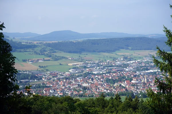 Vista de Spaichingen desde la colina —  Fotos de Stock