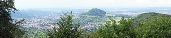 Panorama del valle con ciudad —  Fotos de Stock