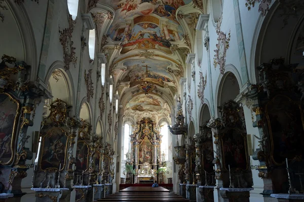 Im Inneren der Klosterkirche Mochsdegginen — Stockfoto