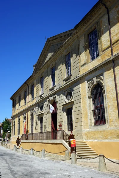 Facade of Town Hall in Soreze — Stock Photo, Image