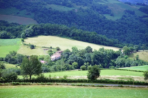 Yol ve tepeler — Stok fotoğraf