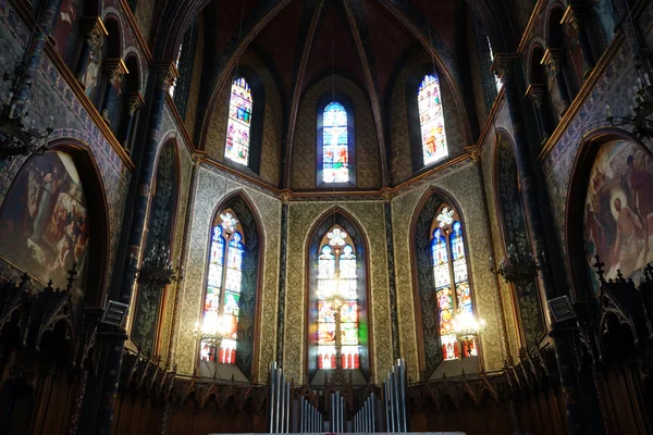 All'interno della chiesa di Saint-Jacques — Foto Stock