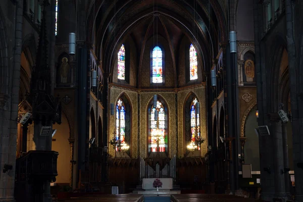 Всередині Церкви Сен-Жак — стокове фото