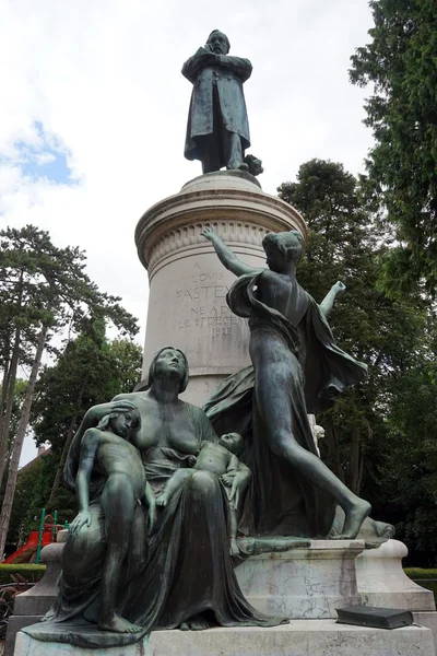 Skulptur Luis Pasteur — Stockfoto