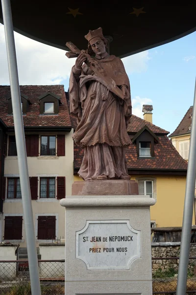 Statue von st jean de nepomuck — Stockfoto