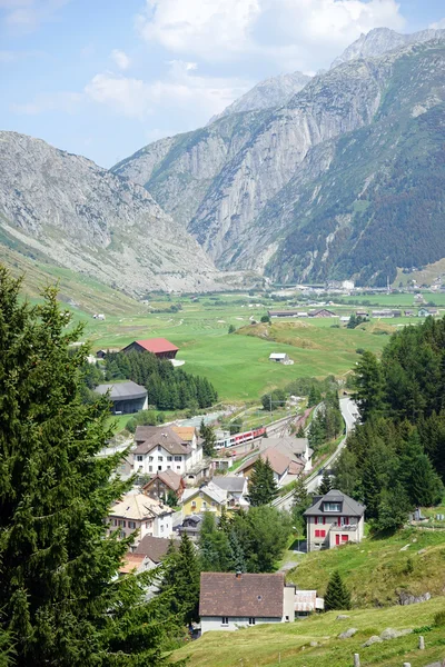 Blick vom Hügel — Stockfoto