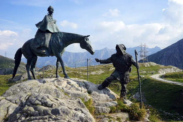 Die Reiterstatue General Suworows — Stockfoto