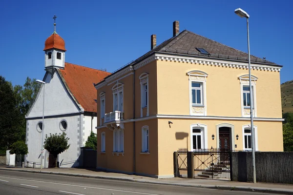 Street near church — Stock Photo, Image