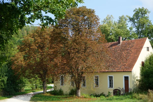 Bauernhaus am Albsteig-Wanderweg — Stockfoto