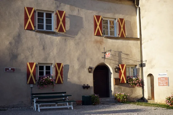 Cantiere interno del castello di Schloss Harburg — Foto Stock