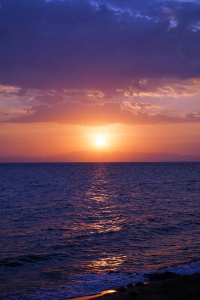 Sonnenaufgang und Meer in Dahab — Stockfoto