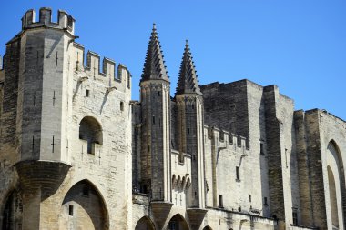 Avignon sarayda Papa'nın duvarına