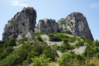 Gellone valley yakınındaki taş