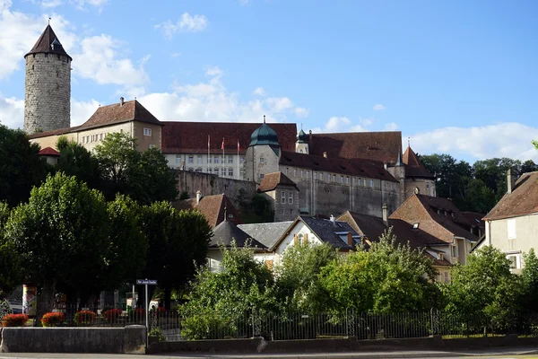 Старе місто Porrentruy — стокове фото