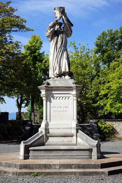 Estátua de G. Farel — Fotografia de Stock