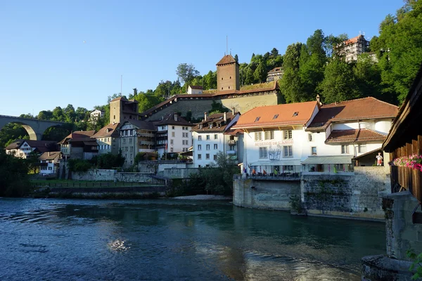 Старе місто Fribourg — стокове фото