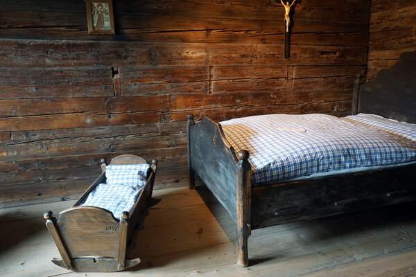 Bedroom in museum