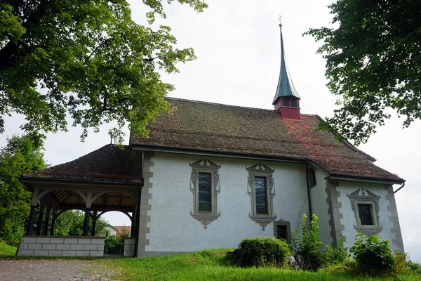 Plébániatemplom, Svájc — Stock Fotó