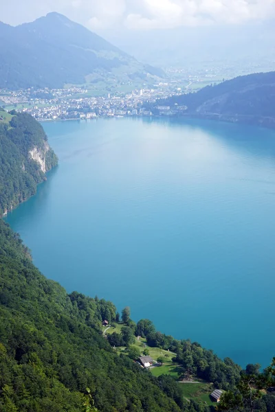 Lago e montanha de Lucerna — Fotografia de Stock