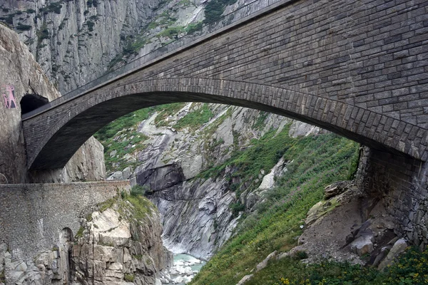 Teufelsbrücke in Berg — Stockfoto