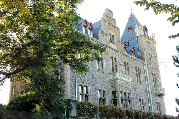 Castillo Klopp Bingen Cerca Del Río Rin Renania Palatinado Alemania —  Fotos de Stock