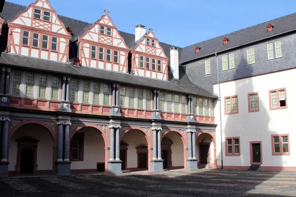 Weilburg Kastély Hesse Németország Weilburg Vára Egyik Legfontosabb Barokk Palota — Stock Fotó