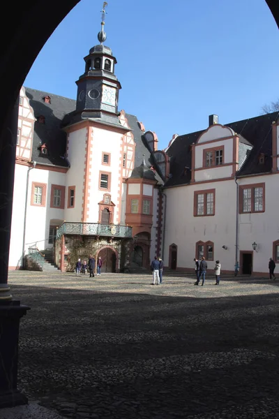 Weilburg Slott Hessen Tyskland Weilburgs Slott Ett Viktigaste Barockpalatsen Hessen — Stockfoto