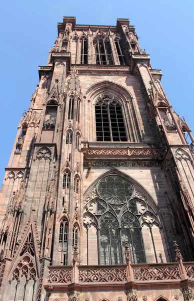 Собор Нотр-Дам в Страсбурге — стоковое фото