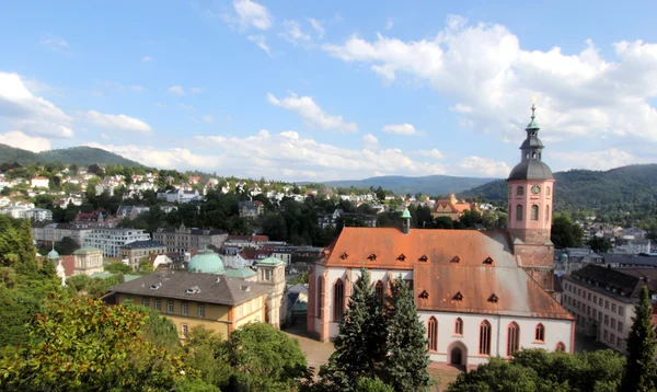 Widok na Baden-Baden, Niemcy — Zdjęcie stockowe