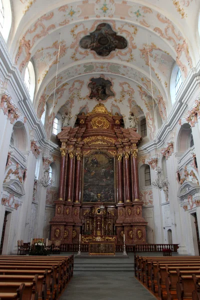 Jesuit church in Lucerne — Stock Photo, Image