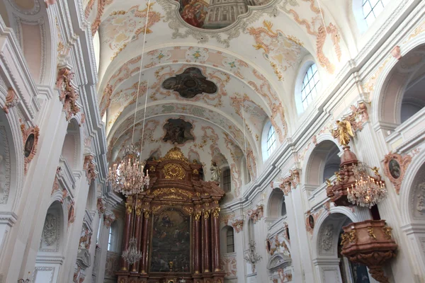 Église jésuite à lucerne — Photo