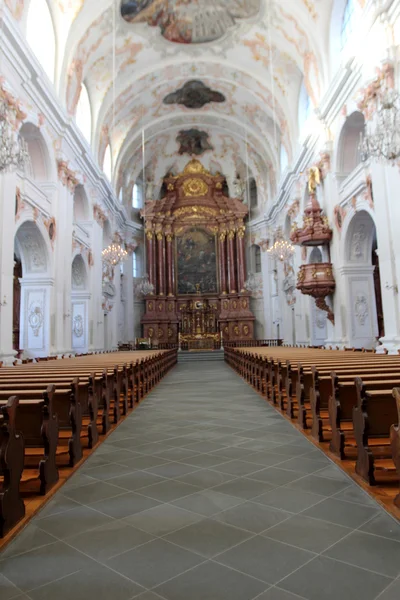 Église jésuite à lucerne — Photo