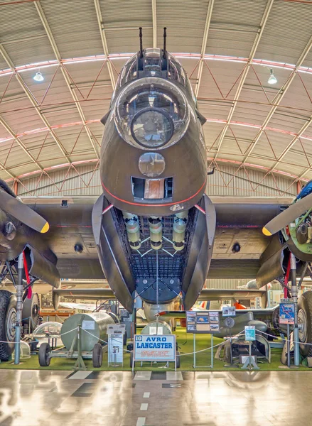 Perth Australia Lipiec 2021 Zamachowiec Avro Lancaster Wystawie Muzeum Dziedzictwa — Zdjęcie stockowe
