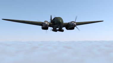 Kelime savaş iki Alman bombardıman uçağı