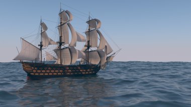 Beyaz satış ile gemi