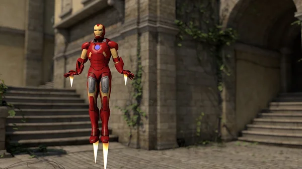 Kırmızı Iron man taş Castle