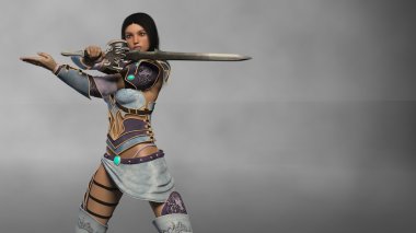 savaşçı kız kılıç