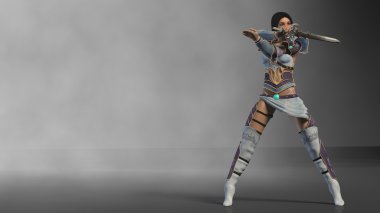 savaşçı kız kılıç