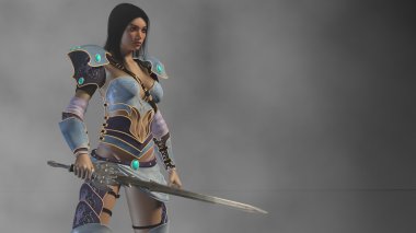 savaşçı kız kılıç